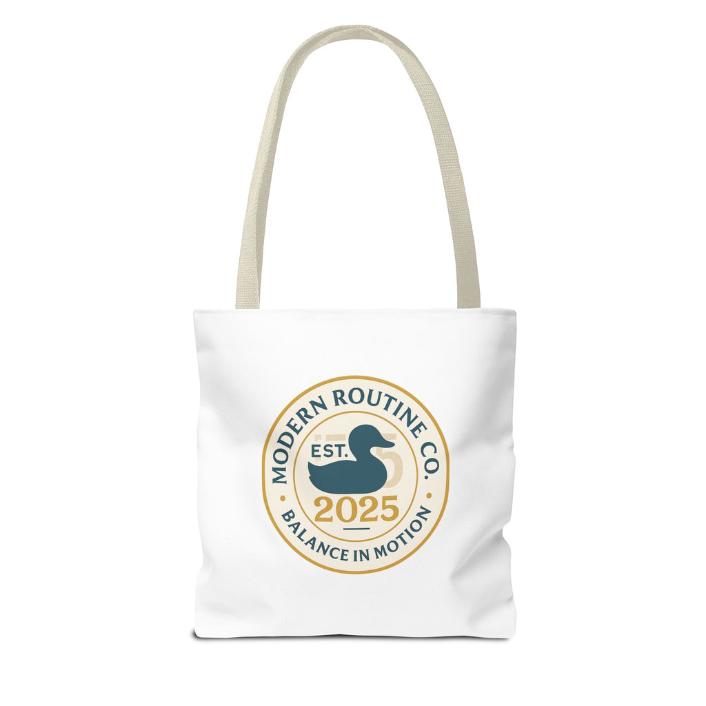 Modern Routine Co. Tote Bag - Balance in Motion Design